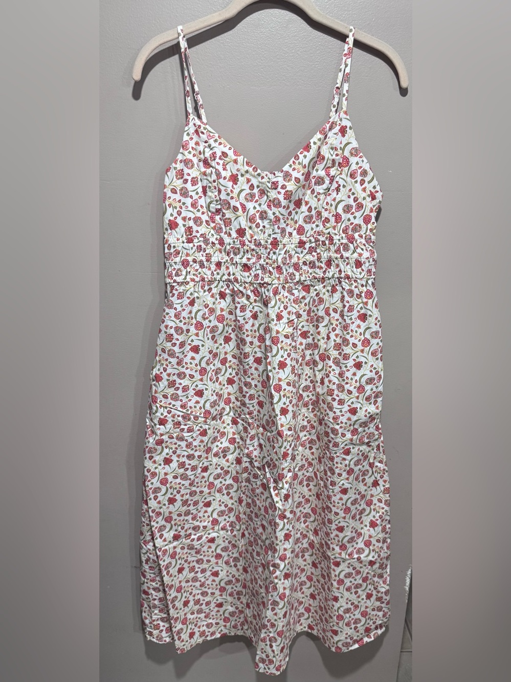Old Navy Floral Spaghetti-Strap Midi Summer Dress Small